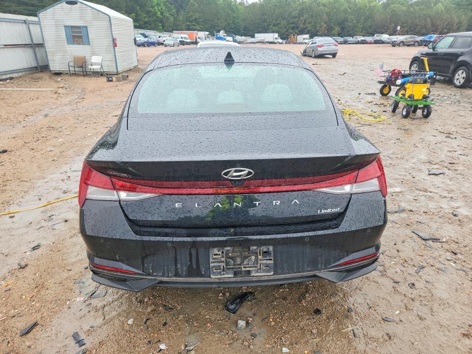 2022 Hyundai Elantra VIN KMHLP4AG5NU340154 COPART salvage auction — FRONT END, Va - Cert Of Title - Salvage, sold $3,400 on 2026-07-06 (photo 6)
