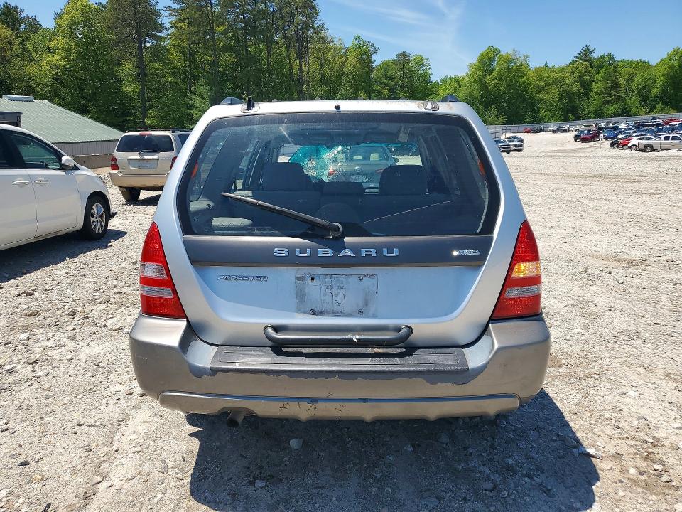 2004 Subaru Forester VIN JF1SG656X4H710217 COPART salvage auction — ROLLOVER, MA - CERT OF TITLE-RECONSTRCTD COLL, sold $375 on 2026-07-08 (photo 6)