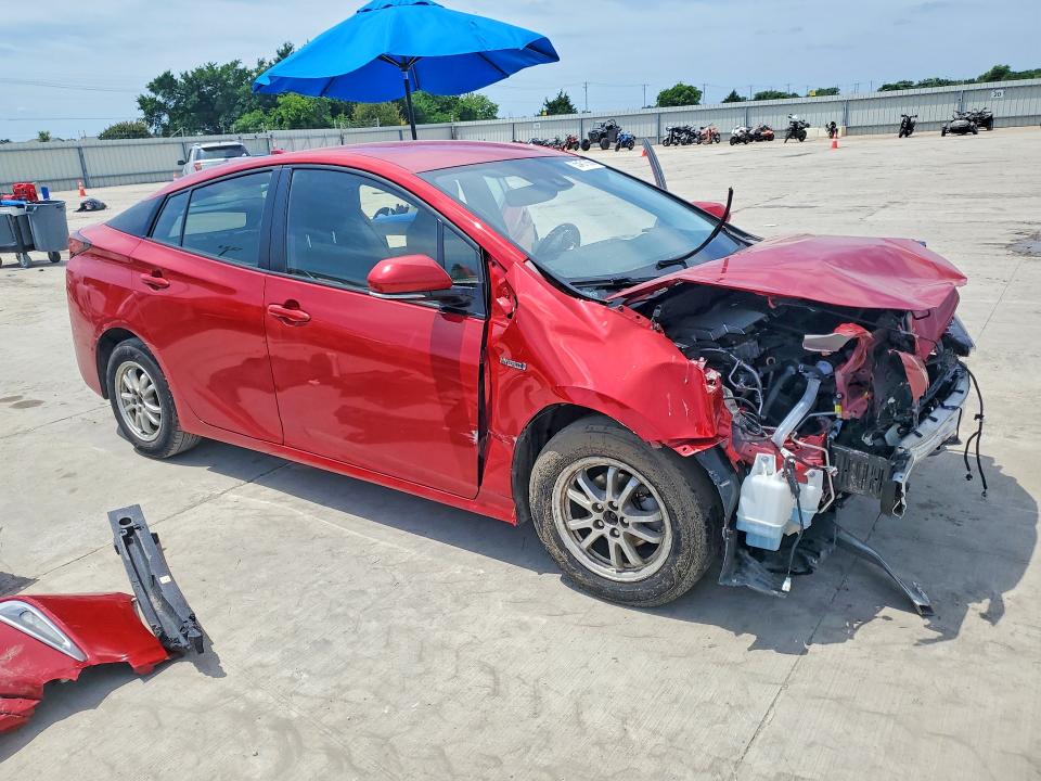 2019 Toyota Prius VIN JTDL9RFU4K3012090 COPART salvage auction — FRONT END, Tx - Salvage Vehicle Title, sold $2,350 on 2026-07-09 (photo 4)