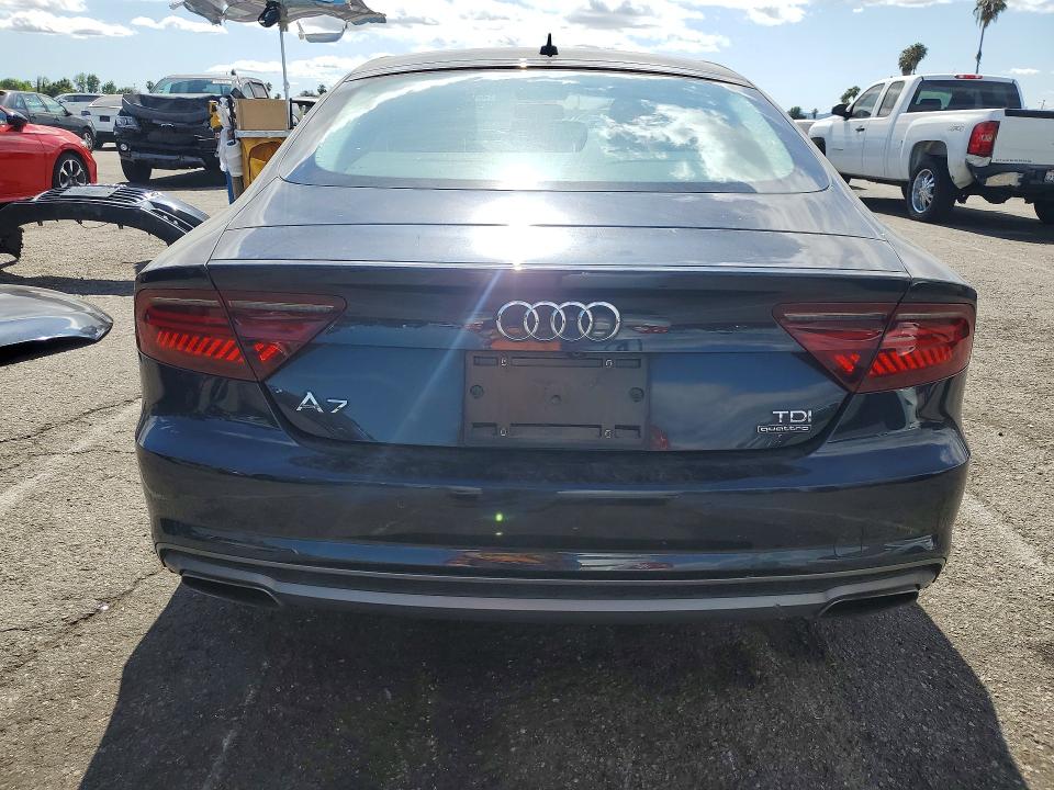 2016 Audi A7 VIN WAUWMAFC9GN024281 COPART salvage auction — FRONT END, Ca - Non-Repairable Vehicle Cert, sold $7,700 on 2026-07-07 (photo 6)