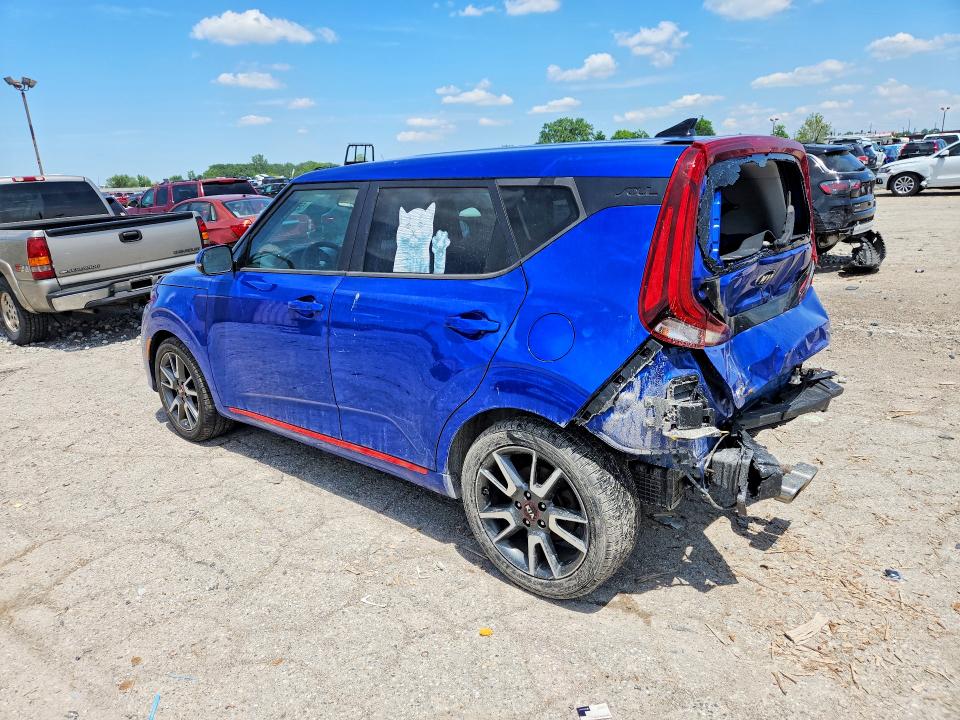 2021 Kia Soul VIN KNDJ53AF2M7741760 COPART salvage auction — REAR END, In - Cert Of Title-Salvage Title, sold $225 on 2026-07-21 (photo 1)
