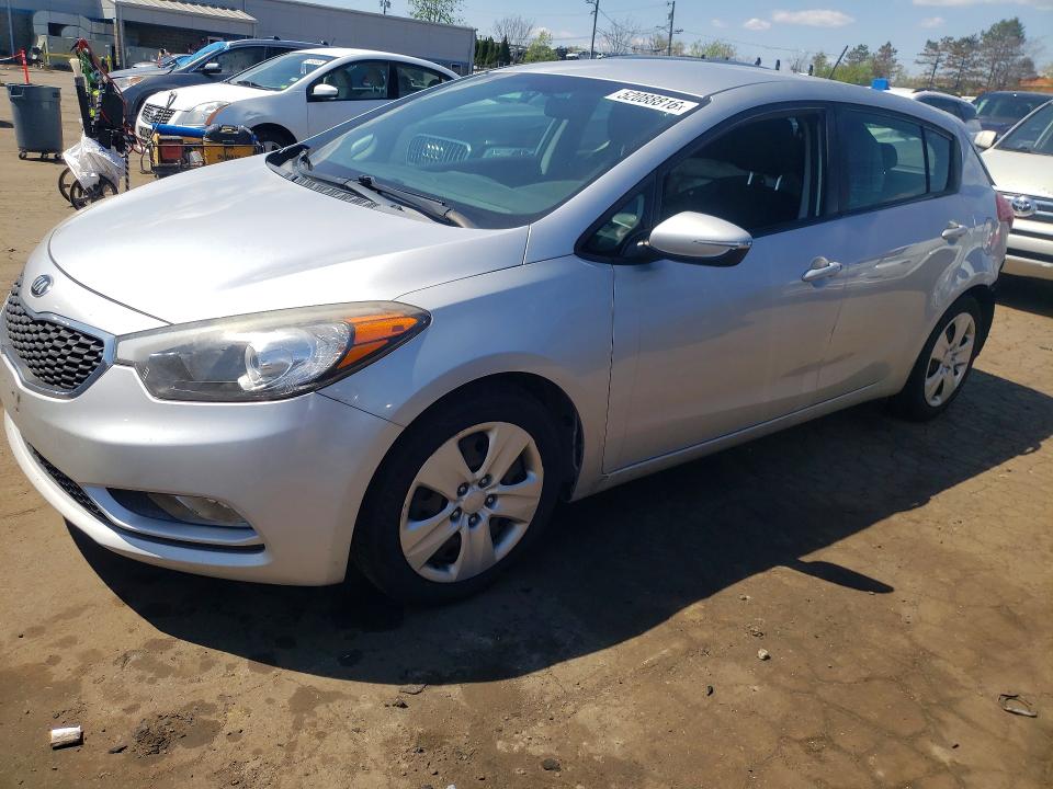 2016 Kia VIN KNAFK5A88G5635967 COPART salvage auction — REAR END, Ct - Cert Of Title-Salvage, sold $450 on 2026-07-28 (photo 1)