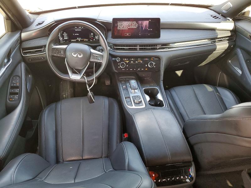 2025 Infiniti Qx60 VIN 5N1AL1FR7SC354666 COPART salvage auction — FRONT END, Fl - Cert Of Title Slvg Rebuildable, sold $11,100 on 2026-07-28 (photo 8)