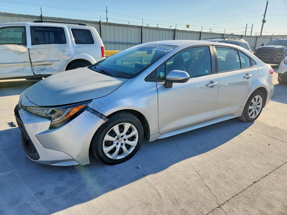 2020 Toyota Corolla VIN 5YFEPRAE6LP034082 COPART salvage auction — FRONT END, Tx - Certificate Of Title, sold $5,000 on 2026-07-31 (photo 1)