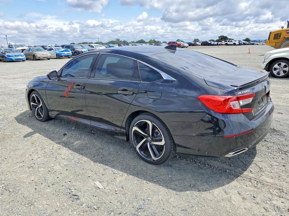 2021 Honda Accord VIN 1HGCV2F37MA007458 COPART salvage auction — VANDALISM, CA - SALVAGE CERTIFICATE, sold $7,400 on 2026-07-28 (photo 2)