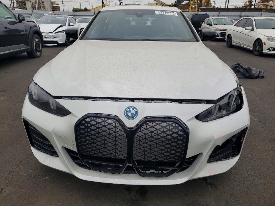 2025 BMW I4 VIN WBY23HD06SFU51702 COPART salvage auction — FRONT END, Ca - Salvage Certificate, sold $23,400 on 2026-07-06 (photo 5)
