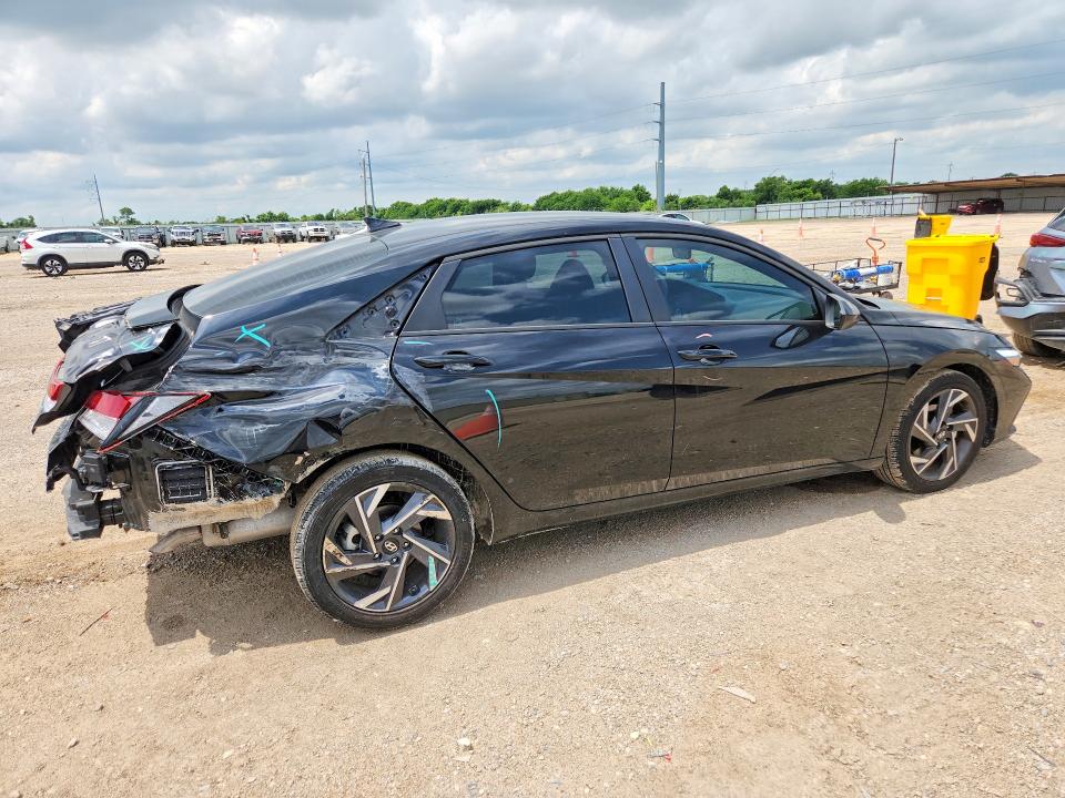 2025 Hyundai Elantra VIN KMHLM4DG1SU015663 COPART salvage auction — REAR END, TX - SALVAGE VEHICLE TITLE (P), sold $5,000 on 2026-07-22 (photo 3)