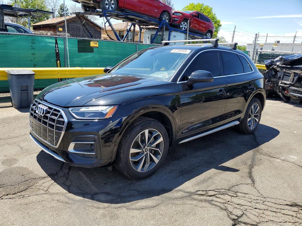 2021 Audi VIN WA1BAAFY5M2002470 COPART salvage auction — FRONT END, Co - Salvage Title, sold $9,300 on 2026-07-28 (photo 1)