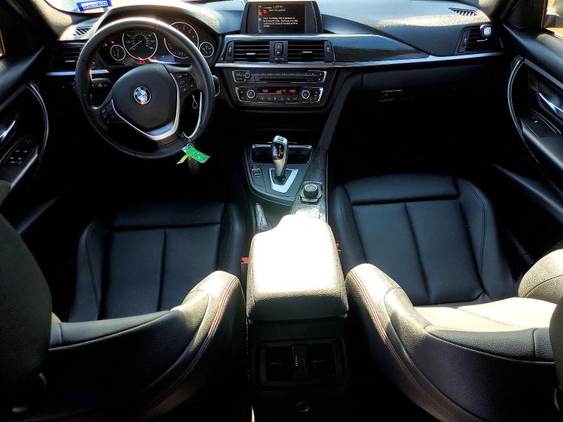 2015 BMW 3er VIN WBA3A5G5XFNS83511 COPART salvage auction — FRONT END, Tx - Salvage Vehicle Title, sold $525 on 2026-07-27 (photo 8)