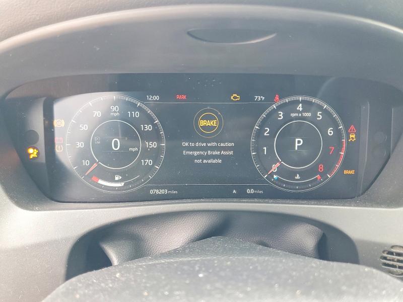 2020 Jaguar F-pace VIN SADCK2FX2LA618222 COPART salvage auction — MINOR DENT/SCRATCHES, Tx - Certificate Of Title (P), sold $8,800 on 2026-07-27 (photo 9)