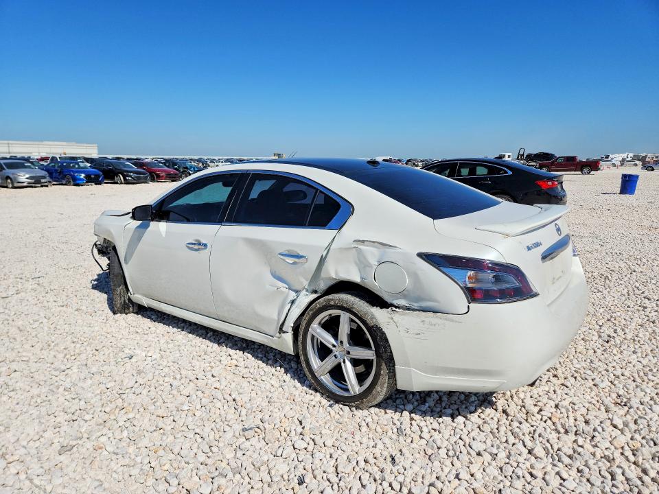 2014 Nissan Maxima VIN 1N4AA5AP0EC468476 COPART salvage auction — FRONT END, Tx - Salvage Vehicle Title, sold $200 on 2026-07-09 (photo 2)