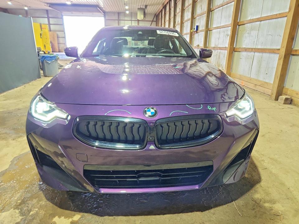 2024 BMW 2er VIN 3MW33CM08R8E12103 COPART salvage auction — HAIL, Oh - Cert Of Title-Salvage, sold $19,100 on 2026-07-09 (photo 5)