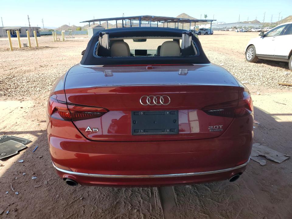 2018 Audi A5 VIN WAU2NGF5XJN004399 COPART salvage auction — SIDE, Az - Cert Of Title - Salvage, sold $5,500 on 2026-07-09 (photo 6)