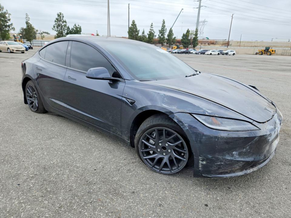 2026 Tesla Model 3 VIN 5YJ3E1EA3TF165133 COPART salvage auction — FRONT END, Ca - Salvage Certificate, sold $2,200 on 2026-07-21 (photo 4)