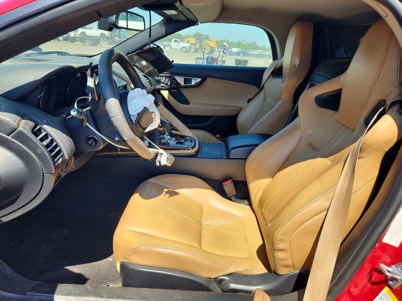 2014 Jaguar F-type VIN SAJWA6GLXEMK04591 COPART salvage auction — FRONT END, Va - Cert Of Title - Salvage, sold $7,500 on 2026-08-19 (photo 7)