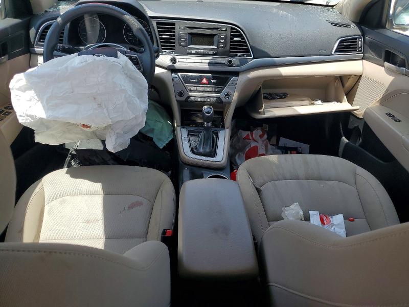 2017 Hyundai Elantra VIN KMHD74LF0HU398847 COPART salvage auction — FRONT END, Tx - Salvage Vehicle Title, sold $525 on 2026-07-16 (photo 8)