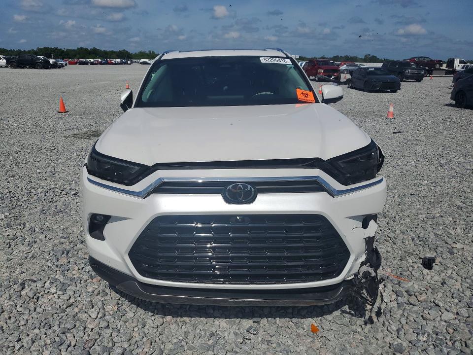 2024 Toyota Highlander VIN 5TDAAAB55RS063170 COPART salvage auction — FRONT END, Fl - Cert Of Title Slvg Rebuildable, sold $15,200 on 2026-07-28 (photo 5)