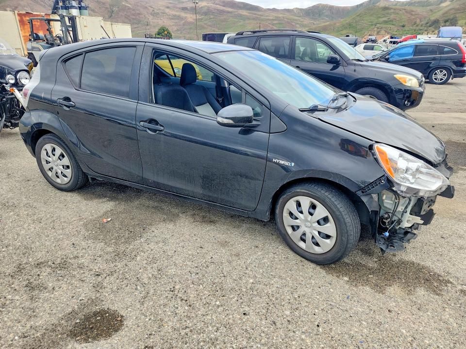 2013 Toyota Prius VIN JTDKDTB34D1537055 COPART salvage auction — FRONT END, CA - SALVAGE CERTIFICATE, sold $1,750 on 2026-07-24 (photo 4)