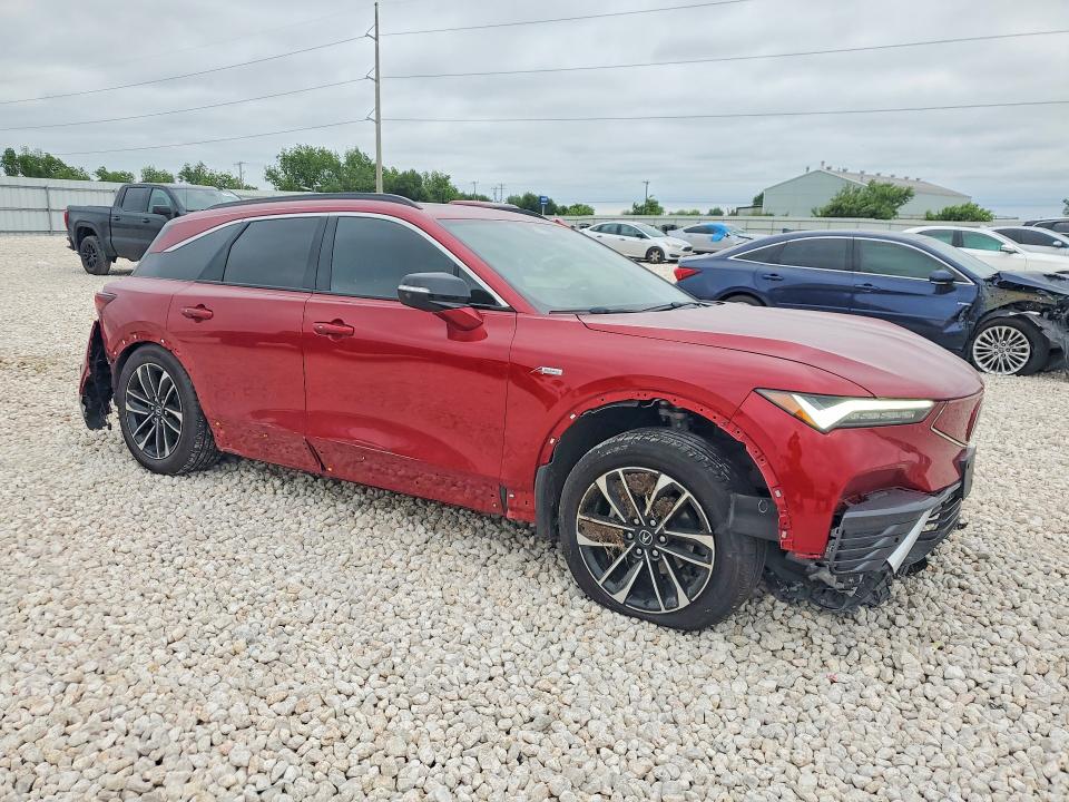 2024 Acura Zdx VIN 4W5KHNRL8RZ514735 COPART salvage auction — FRONT END, Tx - Salvage Vehicle Title, sold $9,800 on 2026-07-16 (photo 4)