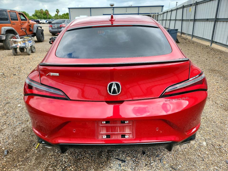 2026 Acura Integra VIN 19UDE4H63TA004952 COPART salvage auction — FRONT END, Tx - Salvage Vehicle Title, sold $12,800 on 2026-07-08 (photo 6)