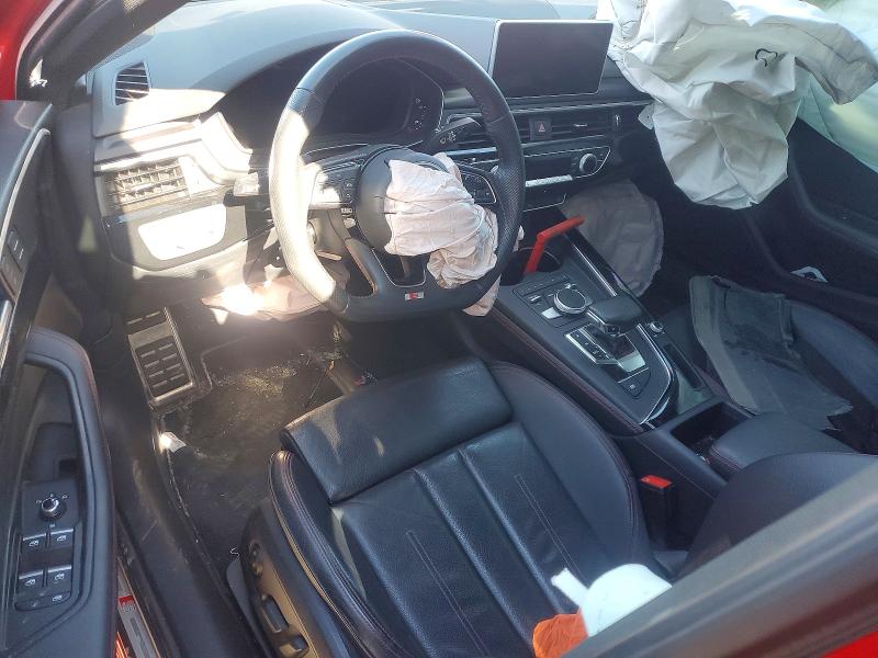 2019 Audi A4 VIN WAUENAF49KA013119 COPART salvage auction — FRONT END, On - Permit Salvage, sold $700 on 2026-07-14 (photo 8)