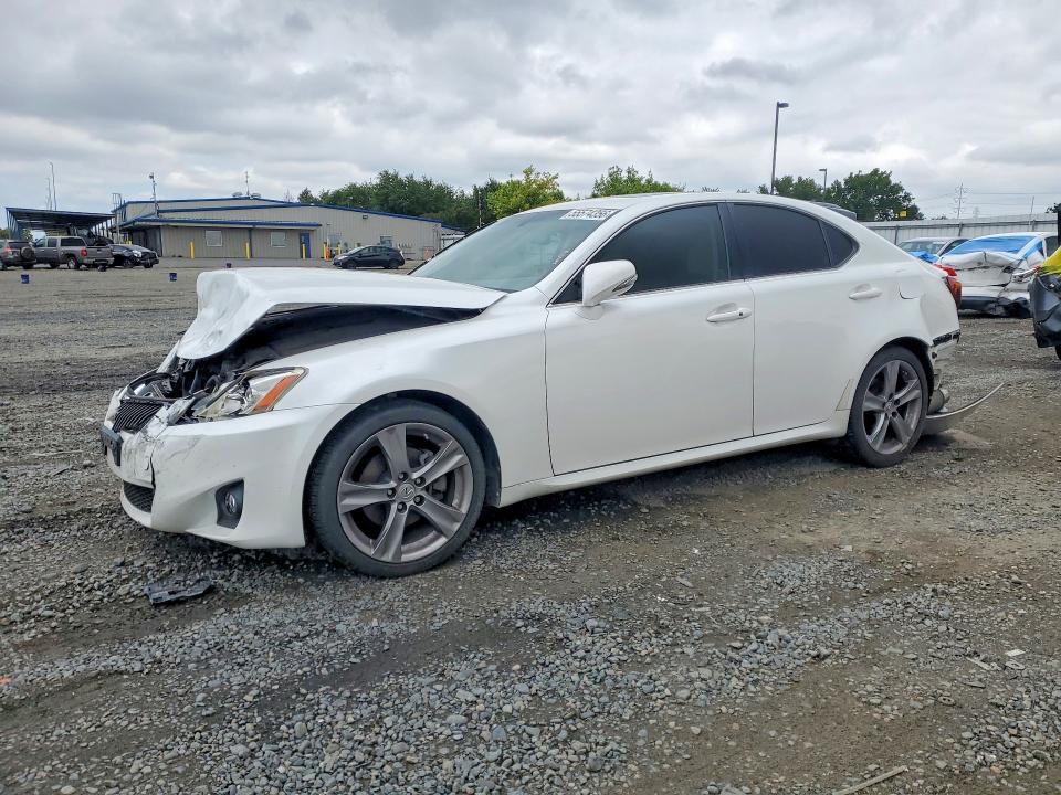 2012 Lexus Is VIN JTHBF5C27C2102369 COPART salvage auction — FRONT END, Ca - Salvage Certificate, sold $175 on 2026-07-07 (photo 1)