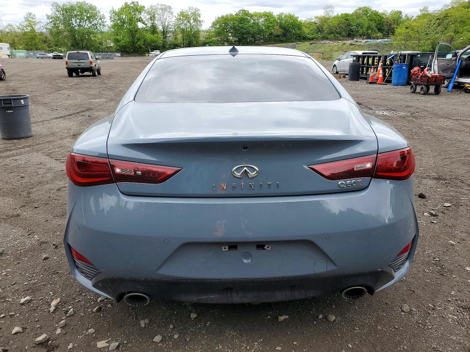 2021 Infiniti Q60 VIN JN1FV7LK7MM530405 COPART salvage auction — UNDERCARRIAGE, Ny - Mv-907A Salvage Certificate, sold $7,700 on 2026-07-28 (photo 6)