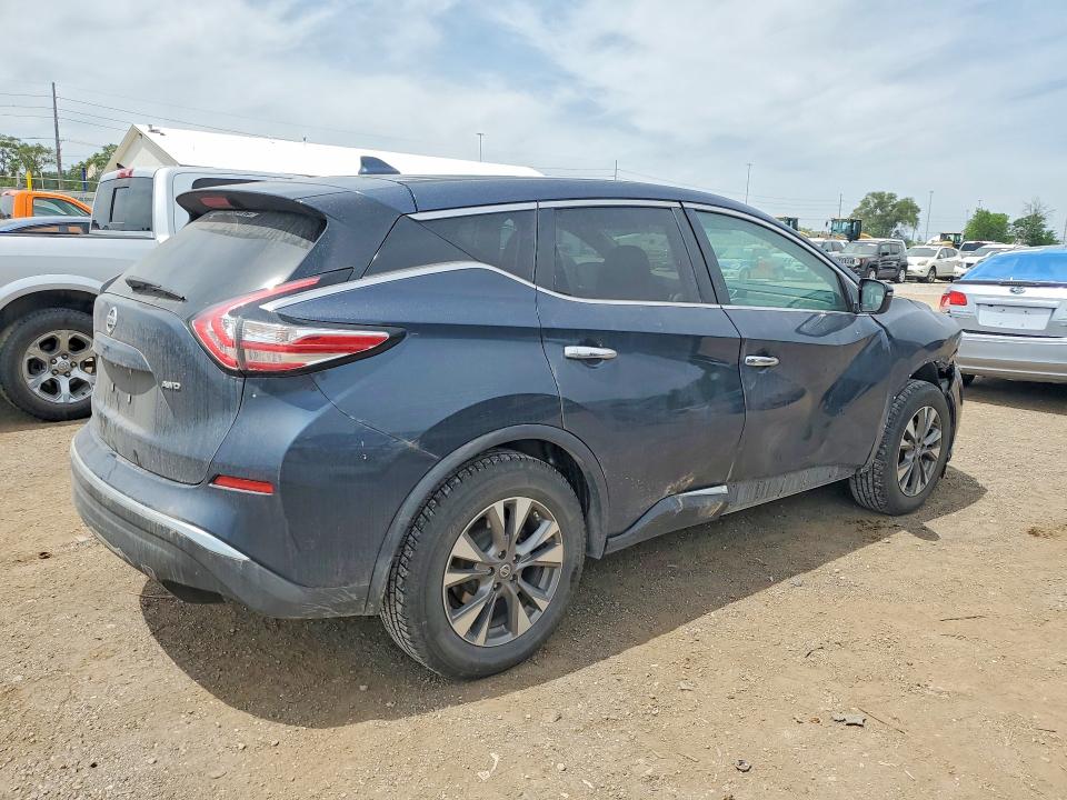 2017 Nissan Murano VIN 5N1AZ2MH0HN194867 COPART salvage auction — FRONT END, Ia - Cert Of Title-Salvage Title, sold $2,050 on 2026-07-03 (photo 3)