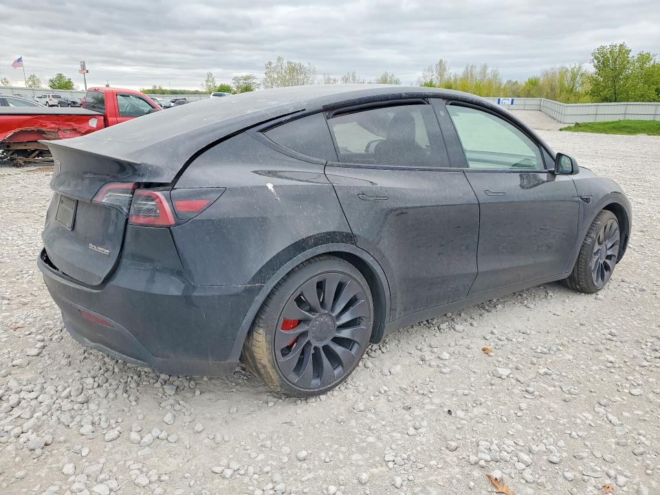 2023 Tesla Model y VIN 7SAYGDEF8PF782095 COPART salvage auction — REAR END, Pa - Certificate Of Salvage, sold $10,200 on 2026-07-02 (photo 3)
