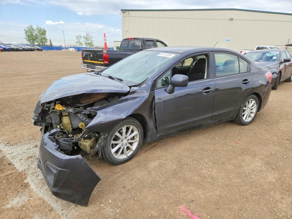 2013 Subaru Impreza VIN JF1GJAC69DH016048 COPART salvage auction — FRONT END, Ab - Bos - Salvage, sold $325 on 2026-07-07 (photo 1)