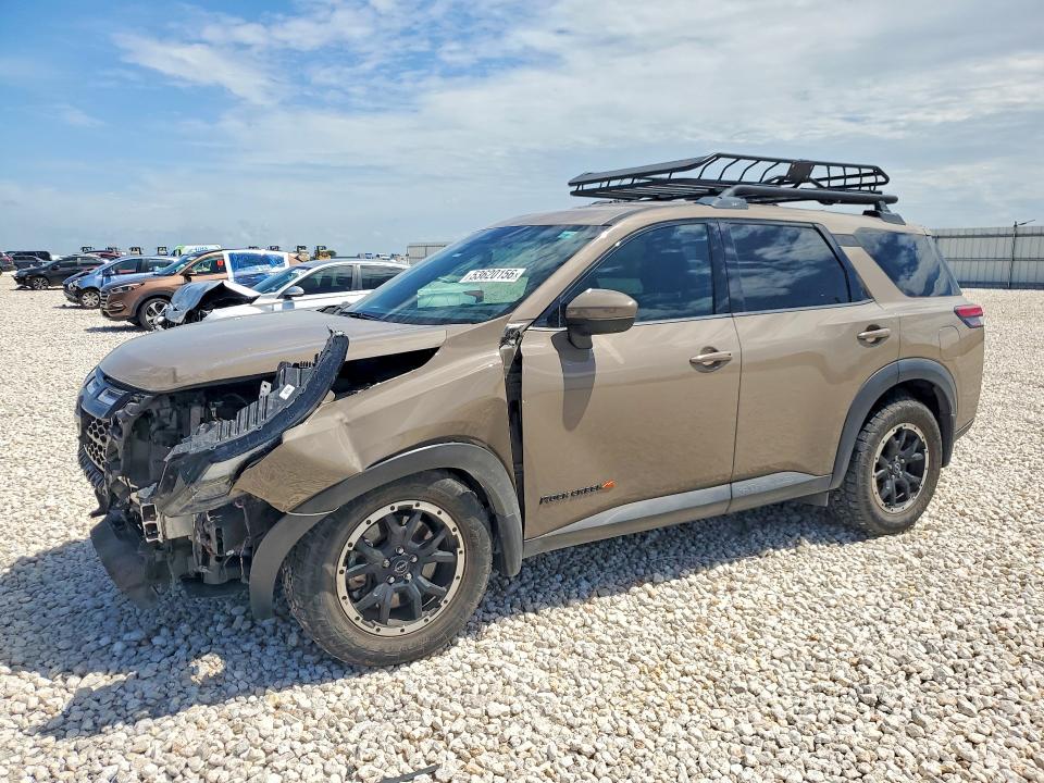 2023 Nissan Pathfinder VIN 5N1DR3BD3PC249423 COPART salvage auction — FRONT END, Tx - Salvage Vehicle Title, sold $5,500 on 2026-07-09 (photo 1)