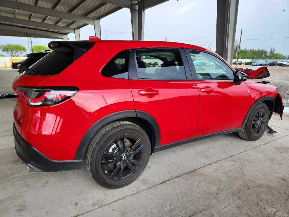 2026 Honda Hr-v VIN 3CZRZ1H54TM725986 COPART salvage auction — FRONT END, Fl - Cert Of Title Slvg Rebuildable, sold $8,400 on 2026-07-29 (photo 3)