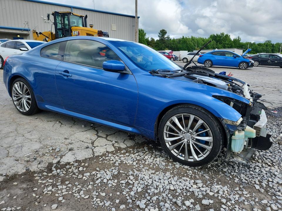 2013 Infiniti G VIN JN1CV6EK1DM921527 COPART salvage auction — FRONT END, Tn - Salvage Certificate, sold $1,850 on 2026-07-14 (photo 4)
