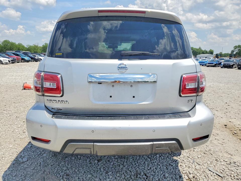 2020 Nissan Armada VIN JN8AY2NC0L9619908 COPART salvage auction — FRONT END, Oh - Cert Of Title-Salvage, sold $8,000 on 2026-07-31 (photo 6)