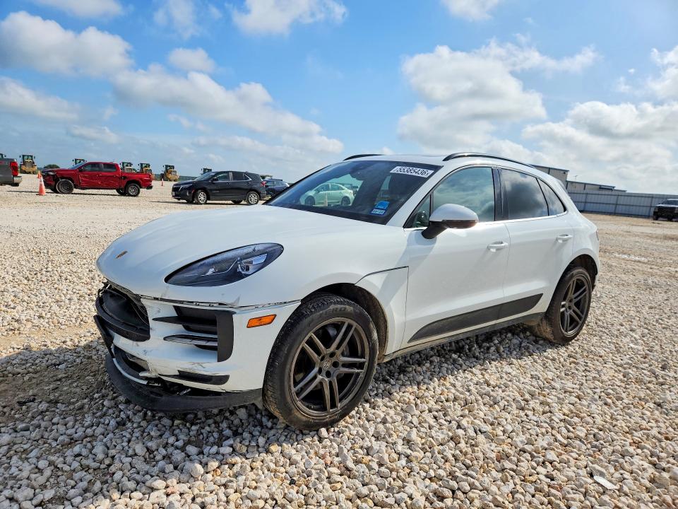 2021 Porsche Macan VIN WP1AA2A53MLB15105 COPART salvage auction — FRONT END, Tx - Salvage Vehicle Title, sold $825 on 2026-07-09 (photo 1)