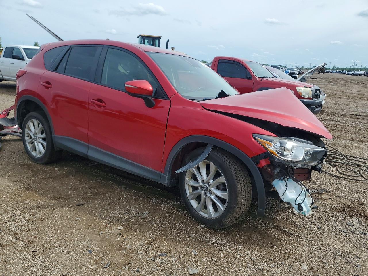 2015 Mazda CX-5 VIN JM3KE4DY6F0467554 COPART salvage auction — Front End, IL - SALVAGE CERTIFICATE, sold $925 on 2026-06-25 (photo 4)
