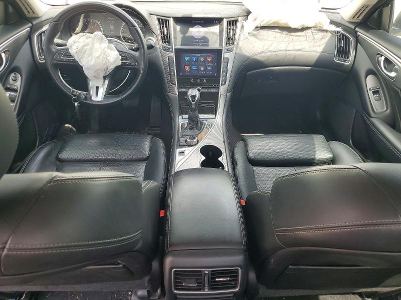 2018 Infiniti Q50 VIN JN1EV7AP6JM355862 COPART salvage auction — FRONT END, Tx - Salvage Vehicle Title, sold $3,000 on 2026-07-31 (photo 8)