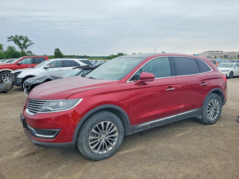 2016 Lincoln Mkx VIN 2LMTJ8KR6GBL83438 — COPART salvage auction photo