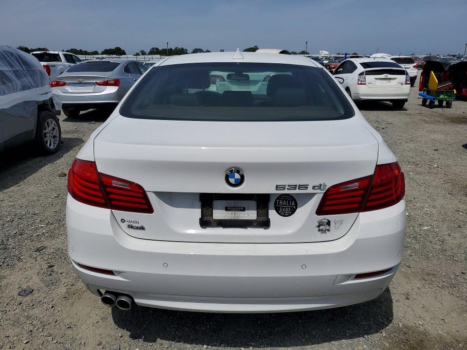 2015 BMW 5er VIN WBAXA5C53FD691295 COPART salvage auction — FRONT END, Salvage Title, sold $1,550 on 2026-07-14 (photo 6)