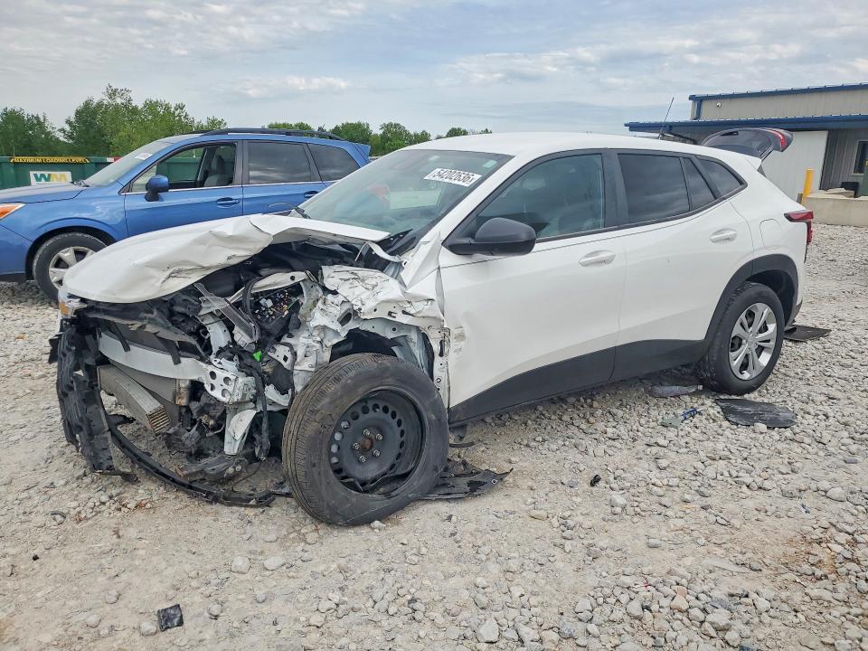 2024 Chevrolet Trax VIN KL77LFE24RC128639 COPART salvage auction — FRONT END, Mi - Scrap Certificate Of Title, sold $2,550 on 2026-07-02 (photo 1)