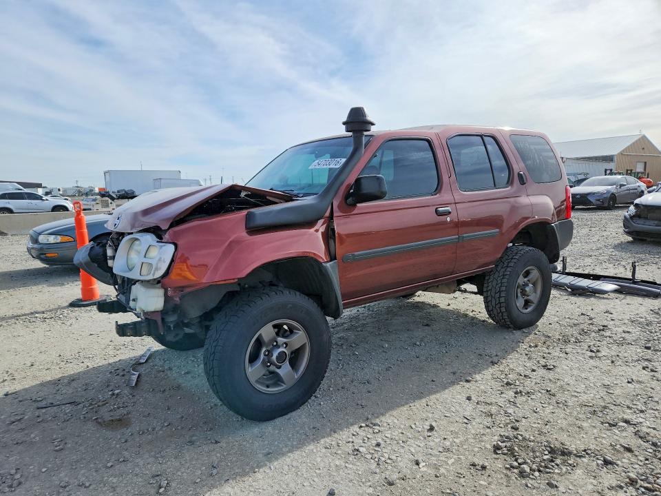 2002 Nissan Xterra VIN 5N1ED28Y82C523635 COPART salvage auction — FRONT END, Co - Public - Salvage Title, sold $950 on 2026-07-09 (photo 1)