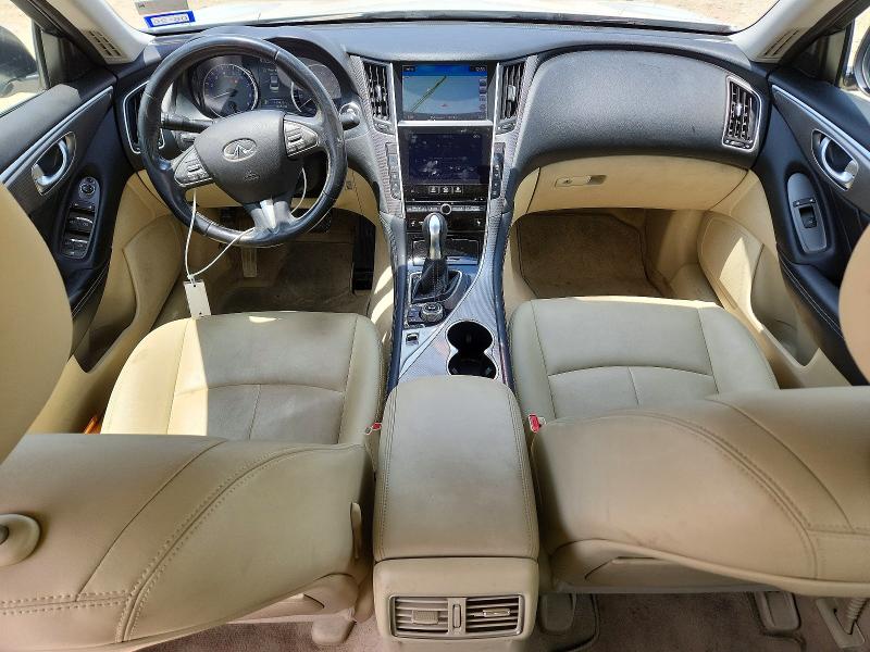 2015 Infiniti VIN JN1BV7AP7FM345576 COPART salvage auction — FRONT END, Tx - Salvage Vehicle Title, sold $1,650 on 2026-07-02 (photo 8)