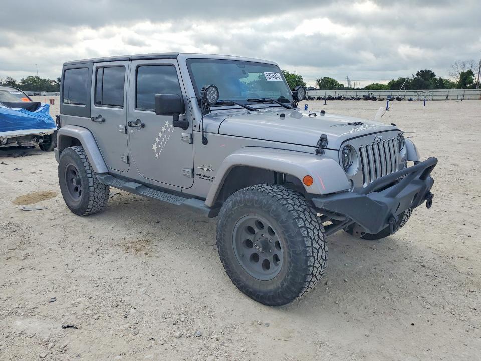 2016 Jeep Wrangler / VIN 1C4BJWEG4GL155500 COPART salvage auction — SIDE, Tx - Salvage Vehicle Title, sold $9,800 on 2026-07-09 (photo 4)