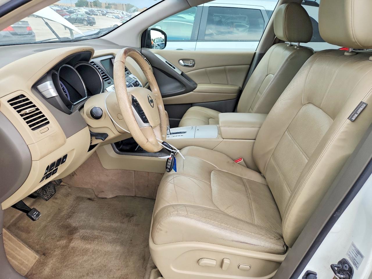 2011 Nissan Murano VIN JN8AZ1MWXBW155030 COPART salvage auction — Front End, TX - CERTIFICATE OF TITLE, sold $1,300 on 2026-07-03 (photo 7)