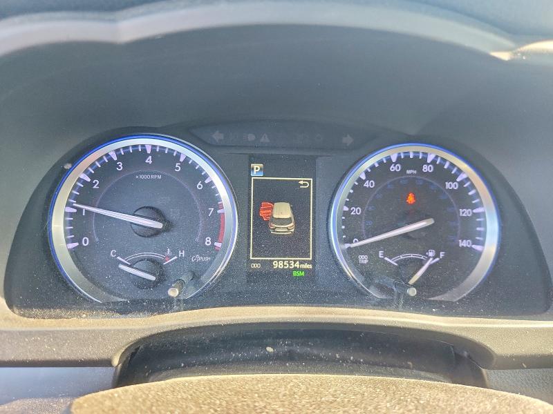 2018 Toyota Highlander VIN 5TDJZRFH7JS900436 COPART salvage auction — HAIL, Oh - Cert Of Title-Salvage, sold $11,200 on 2026-07-06 (photo 9)