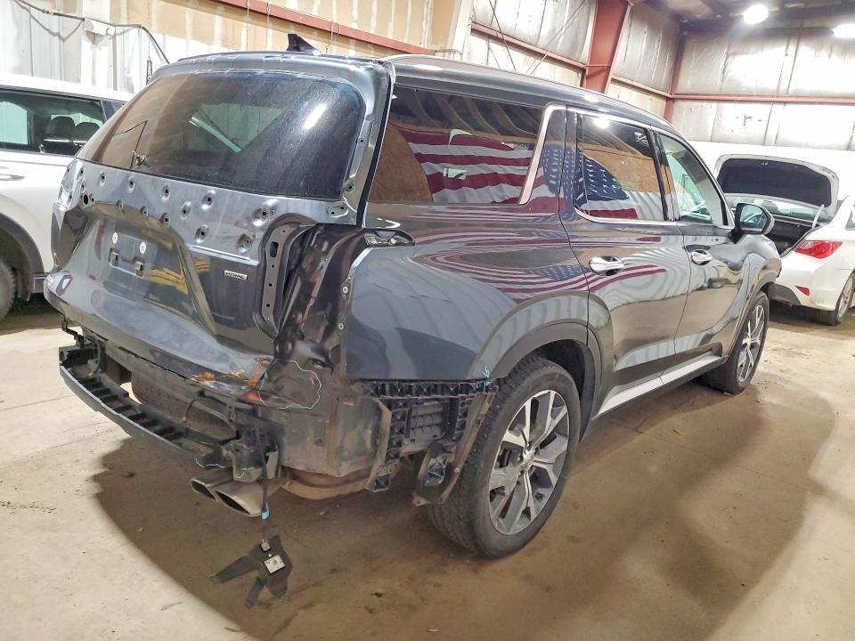 2021 Hyundai VIN KM8R4DHE6MU299491 COPART salvage auction — REAR END, Tn - Salvage Certificate, sold $3,500 on 2026-07-14 (photo 3)