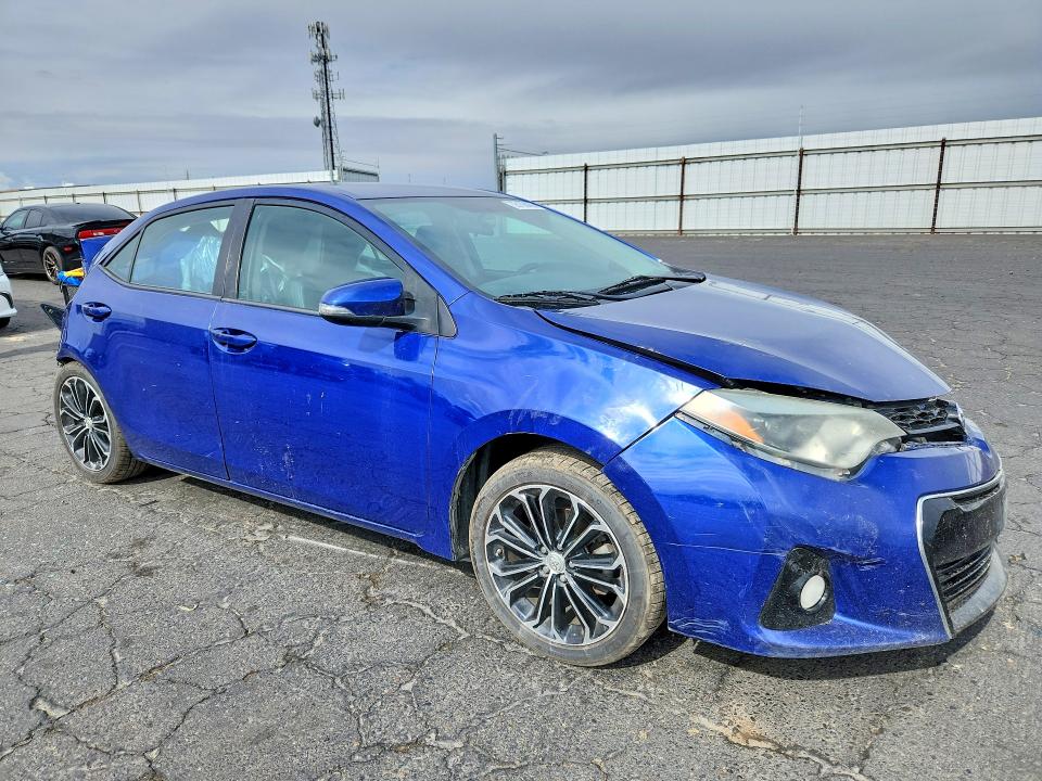 2016 Toyota Corolla VIN 5YFBURHE2GP531766 COPART salvage auction — REAR END, Ca - Salvage Certificate, sold $850 on 2026-07-09 (photo 4)
