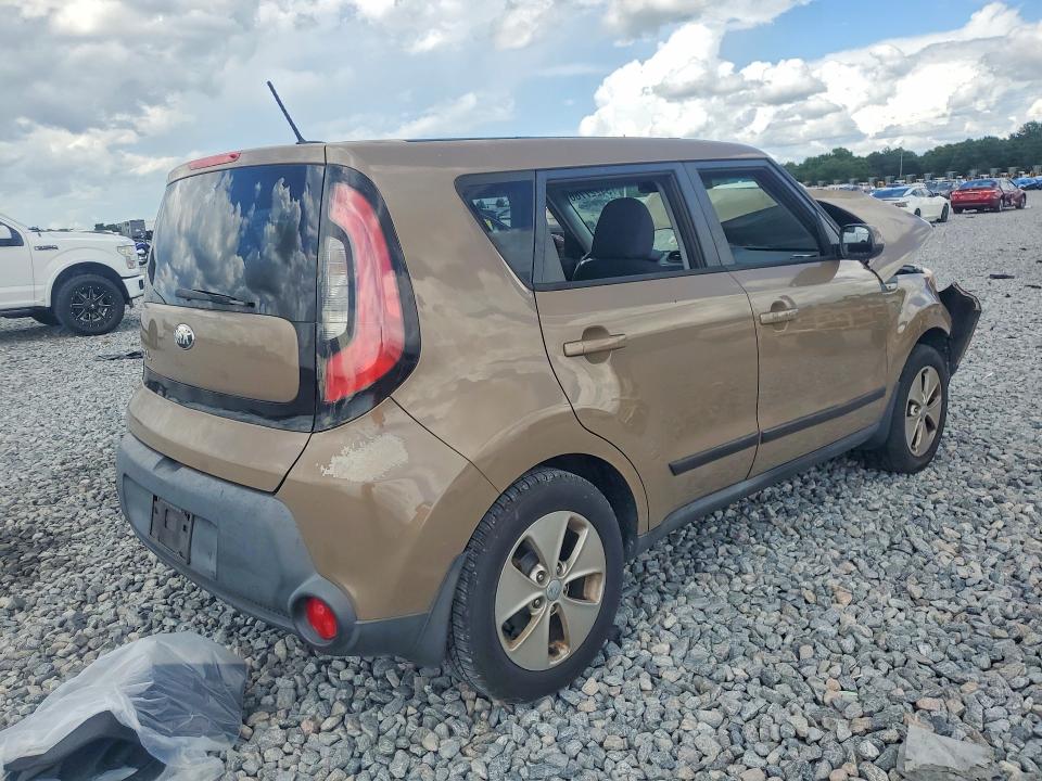2014 Kia Soul VIN KNDJN2A23E7052321 COPART salvage auction — FRONT END, FL - CERT OF TITLE SLVG REBUILDABLE, sold $375 on 2026-07-02 (photo 3)