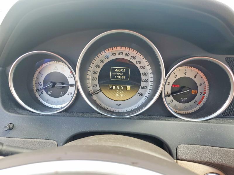 2012 Mercedes-benz VIN WDDGF8BBXCR239684 COPART salvage auction — FRONT END, FL - CERT OF TITLE SLVG REBUILDABLE, sold $15 on 2026-08-05 (photo 9)
