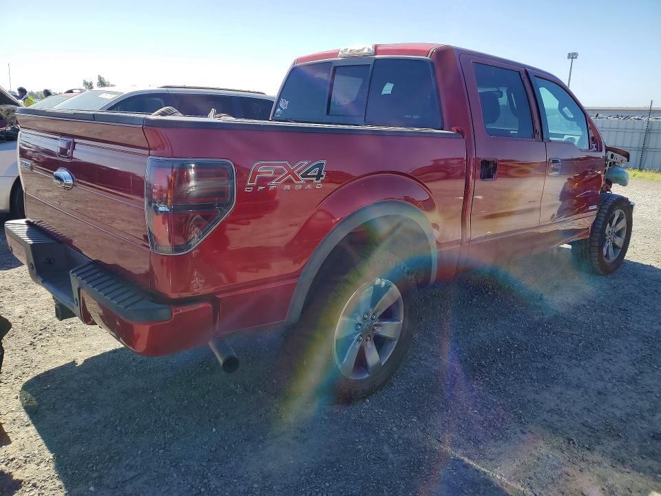 2013 Ford F-150 lightning VIN 1FTFW1ET8DFB65721 COPART salvage auction — FRONT END, Ca - Salvage Certificate, sold $625 on 2026-07-30 (photo 3)